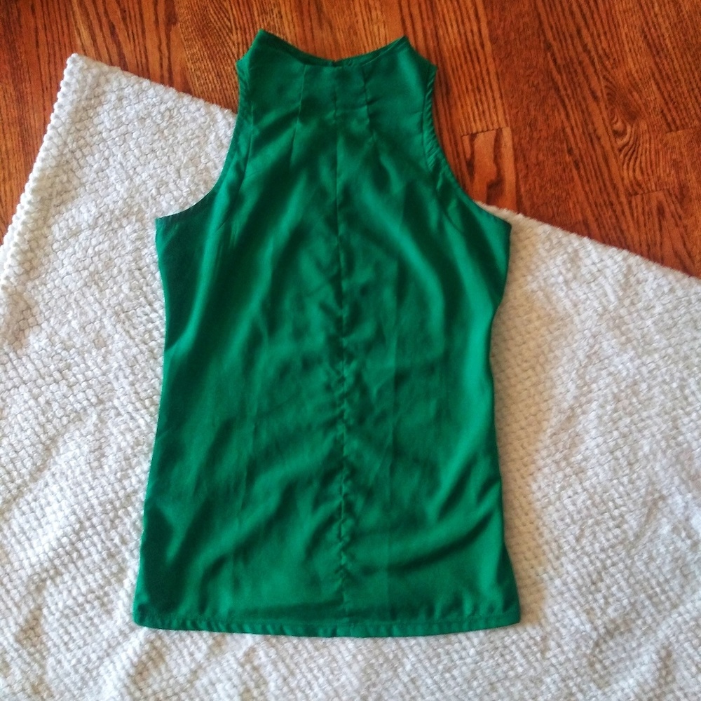 The Limited Emerald Green High Neck Top Size- XS